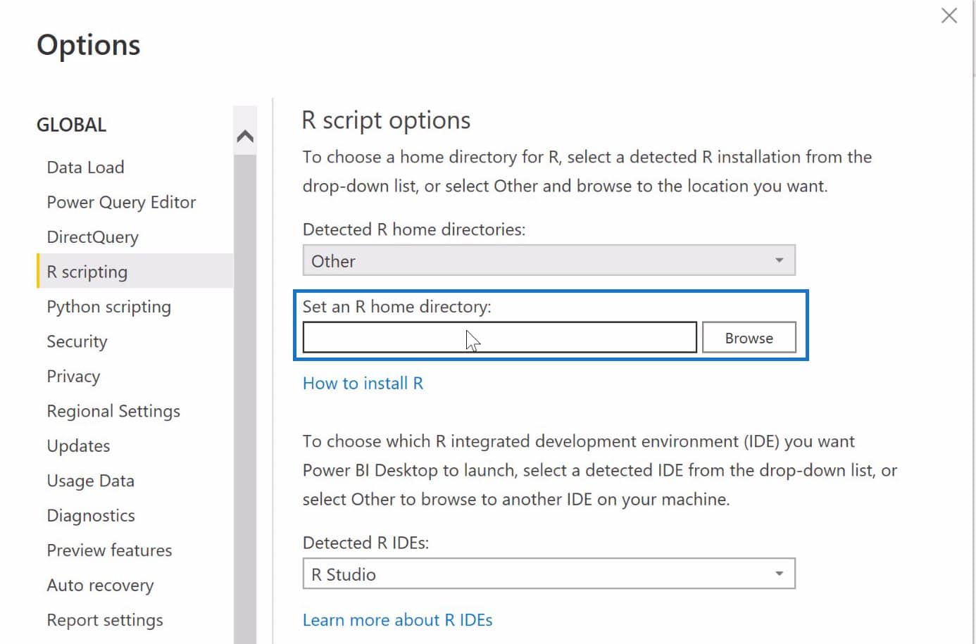 R for Power BI