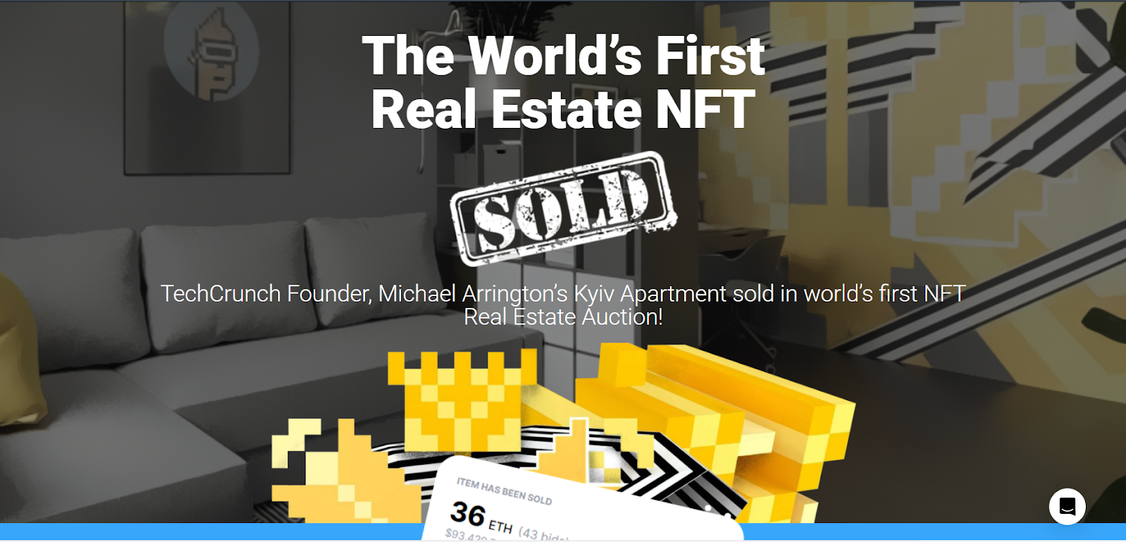 NFT real estate auction