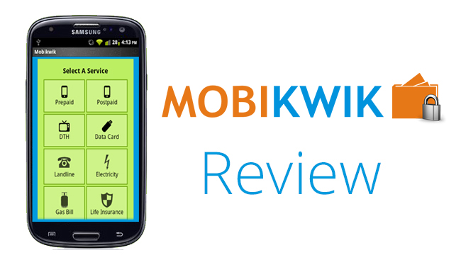 mobikwik review1 Mobikwik Android App – The Fastest Mobile Recharge and Bill Pay