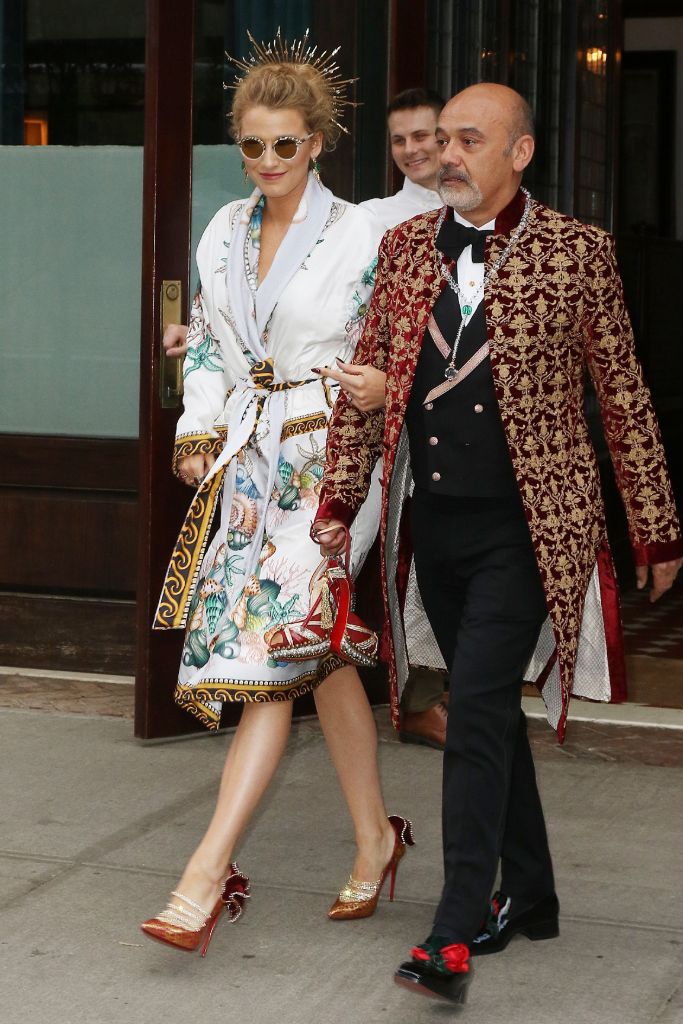 christian louboutin, blake lively, blake lively christian louboutin, blake lively met gala, met gala 2018