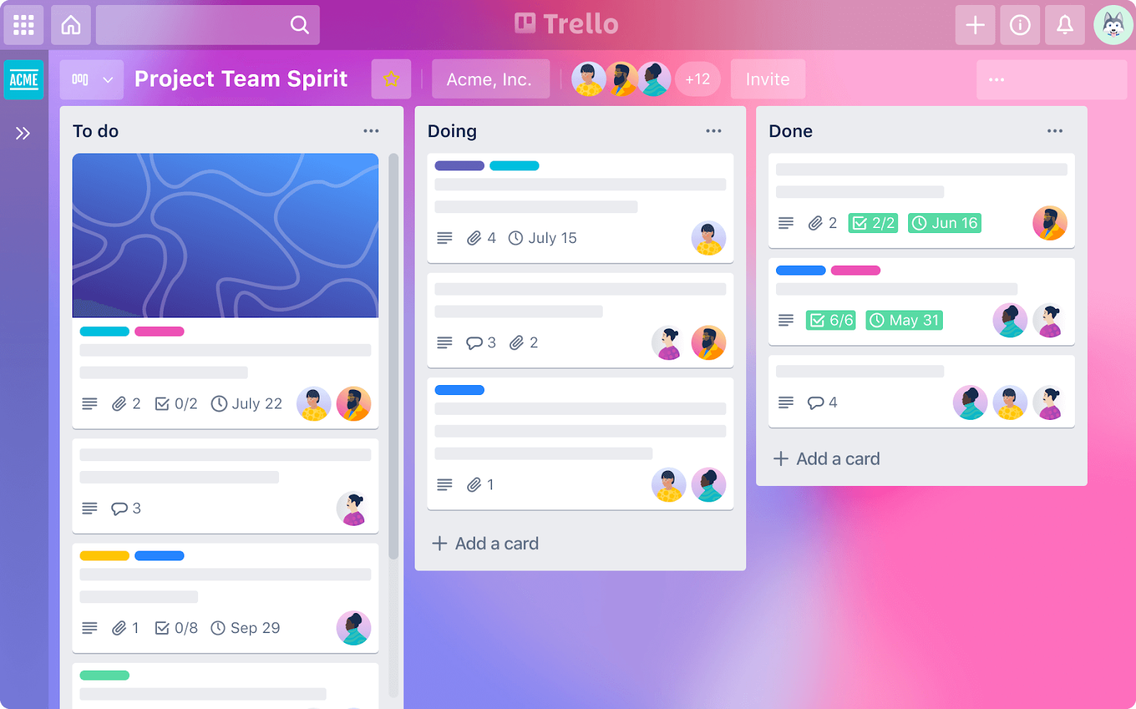 Retrospective with Trello