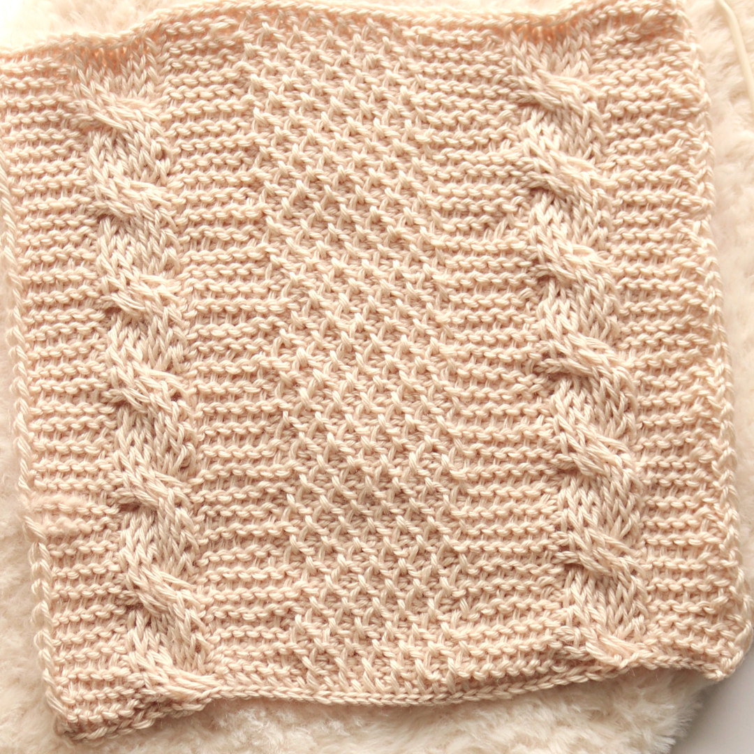 Give this free Tunisian crochet cable square pattern a try! A mix of the honeycomb and cable crochet stitches creates a beautiful texture!