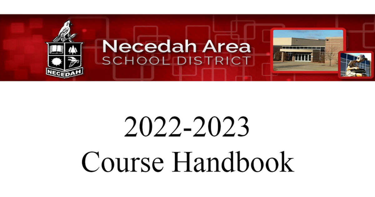Draft 2022-23 Course High School Handbook