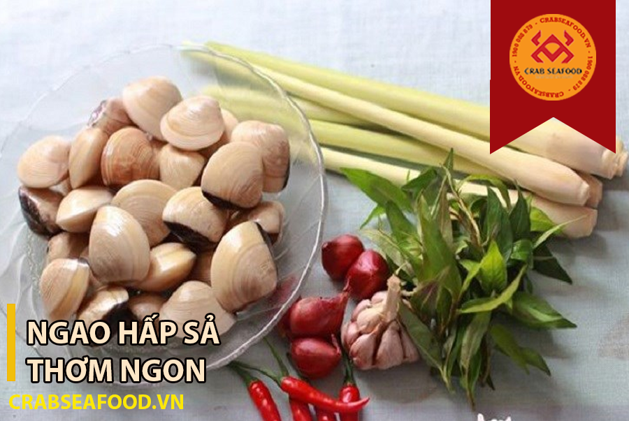 Ngao hấp sả thơm ngon