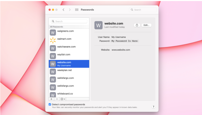 How to See Saved Passwords on Mac
