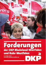 Broschüren-Titel: Forderungen der DKP für NRW.