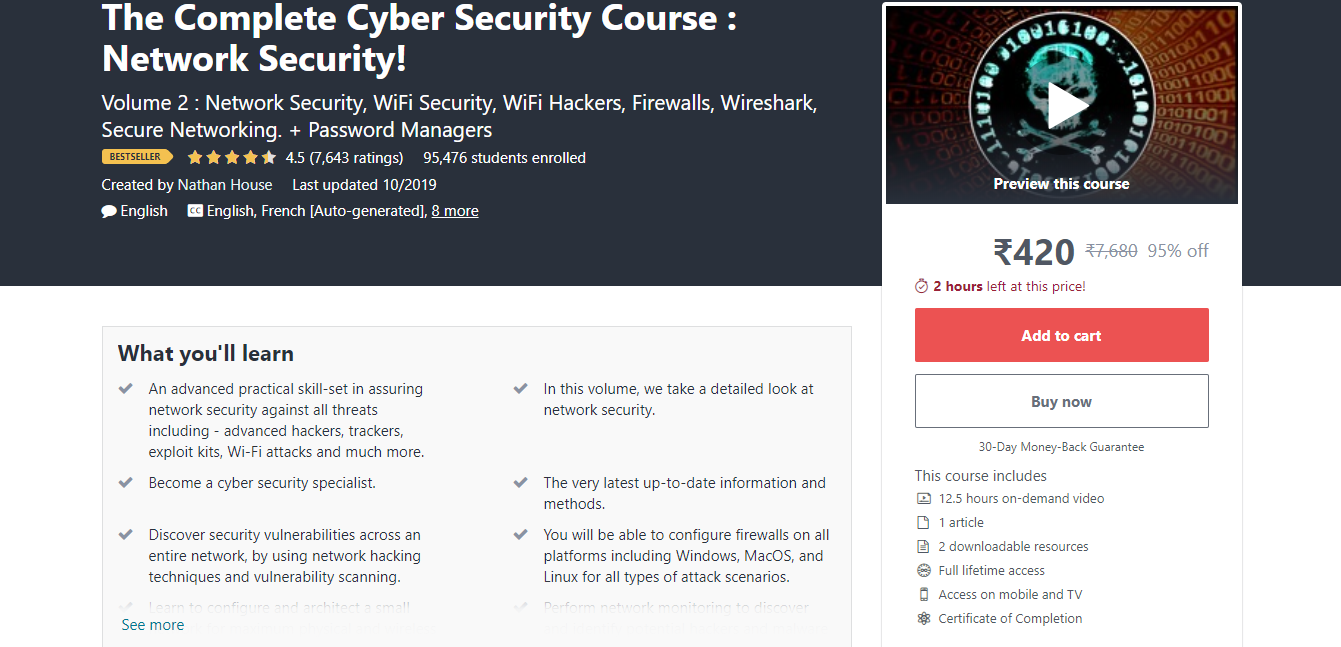 The Complete Cyber Security Course : Network Security