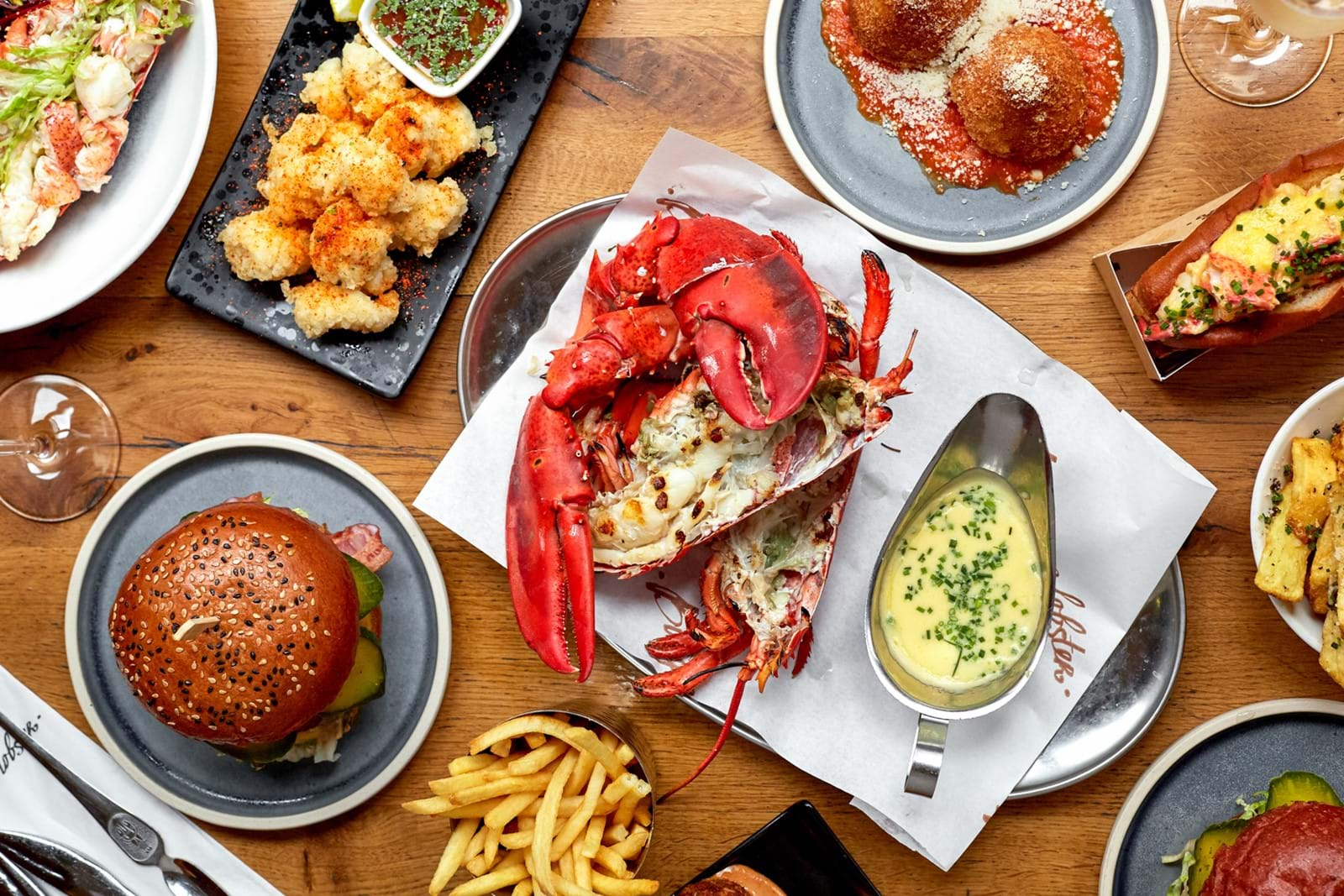 Burger and Lobster