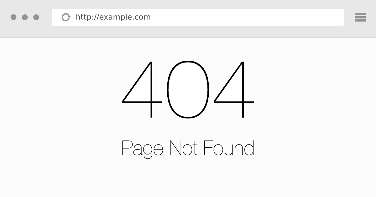 404 page