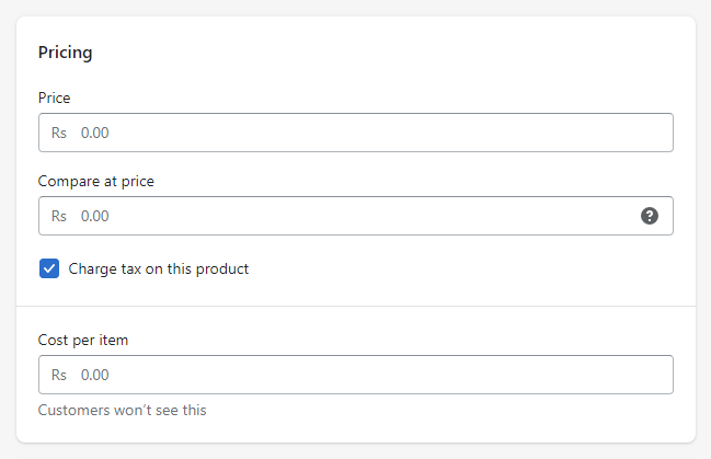 Creating Product Listings on Shopify
