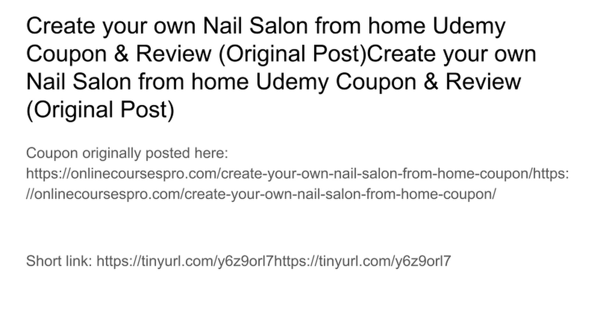 3. DIY Nail Salon Design Tips - wide 8