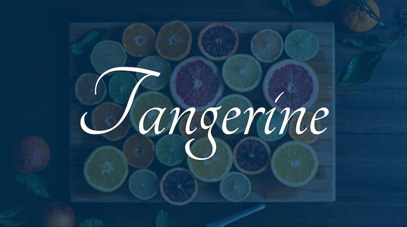 Free Elegant Fonts - Tangerine
