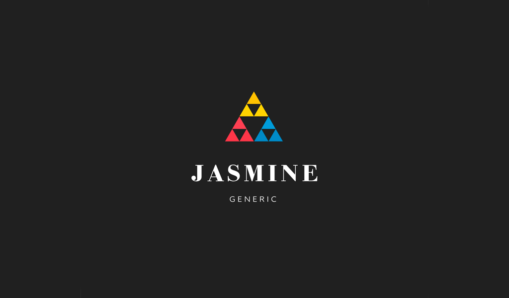 Logo de la marque abstraite Triangles