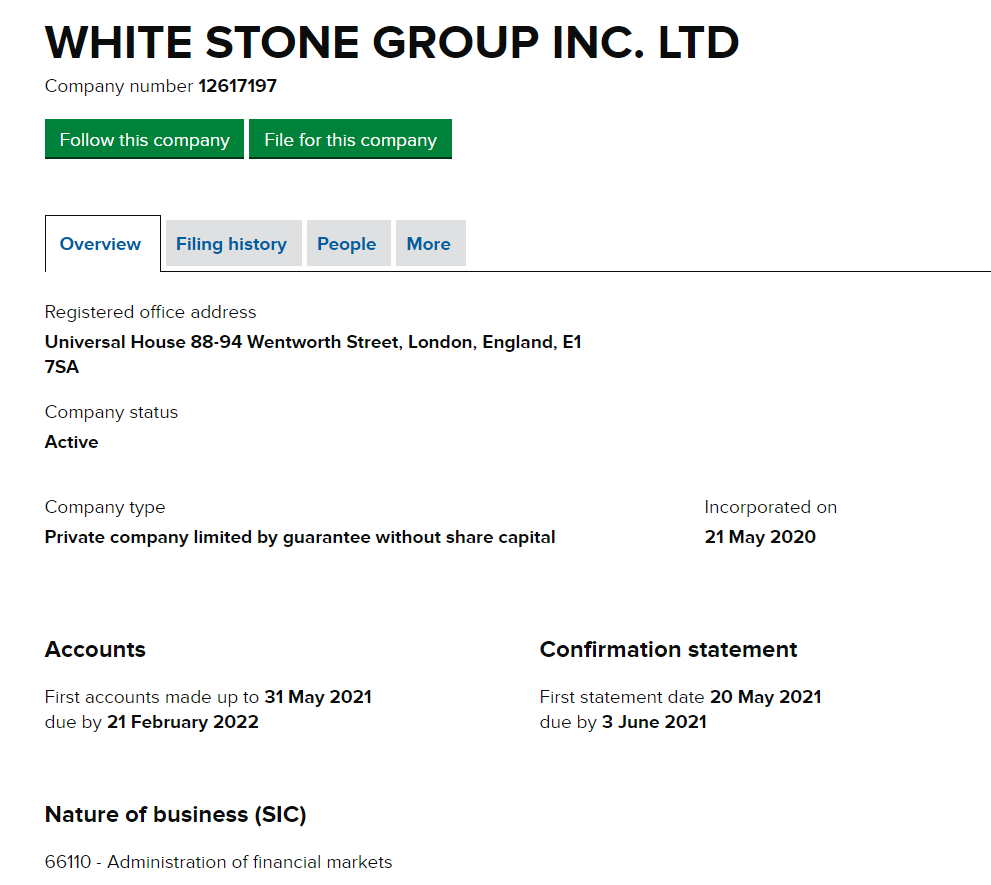 Обзор инвестиционной компании White Stone Group: тарифные планы и отзывы клиентов