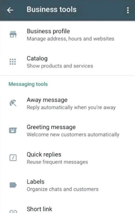 facebook whatsapp business enables various business tools when you sign up