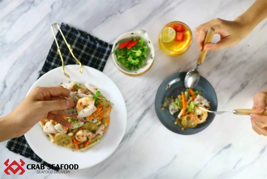Cách Làm Gỏi Hải Sản Ngon Mà Bạn Phải Biết - Crab Seafood