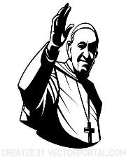 pope francis vector clip art eps ai | UIDownload
