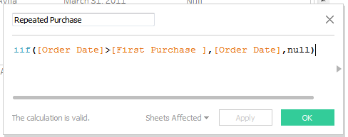 LOD in Tableau Use Case 4 - Customer Second Purchase Analysis 33
