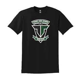 $20 - Black Tiger Skin Crest T-Shirt (50% Cotton/50% Polyester)

$20 - Camiseta Negra con Escudo de Piel de Tigre (50 % algodón/50 % poliéster)