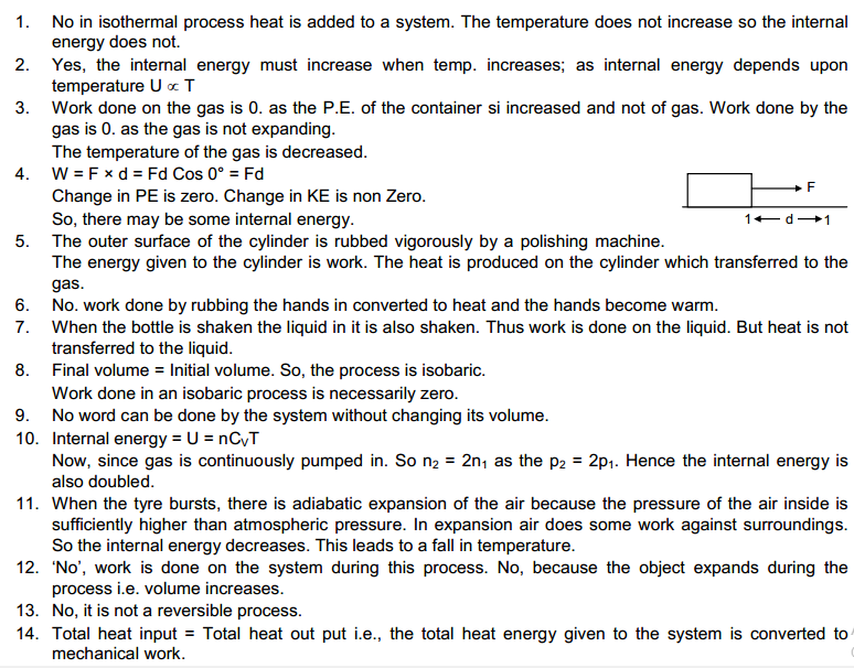 Laws of Thermodynamics HC Verma Concepts of Physics Solutions