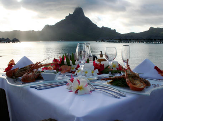 French Polynesia Dinner in Super View
