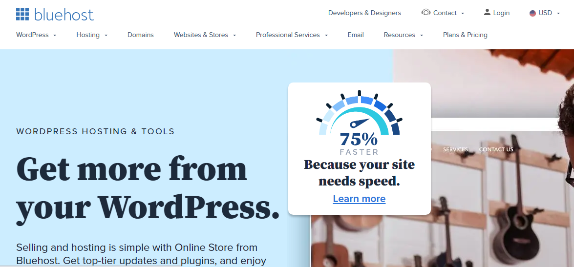 bluehost cheapest wordpress hosting