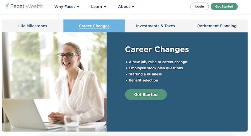 Facet Wealth help with career change