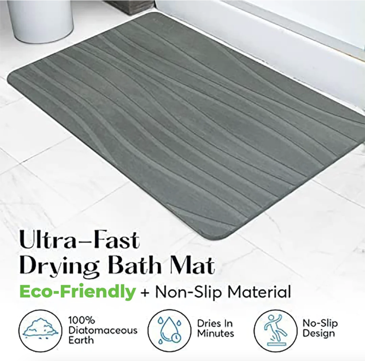 Bath Mat Water Absorbent Non-Slip - Non Slip Bath Mat - NY-Store