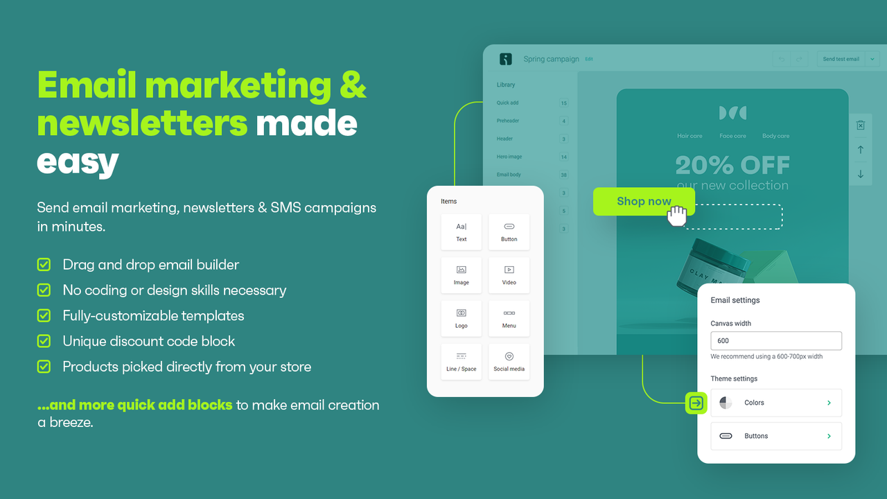 Omnisend Email Marketing & SMS - Omnisend Email Marketing, Pop Ups & SMS  for Shopify Stores | Shopify App Store