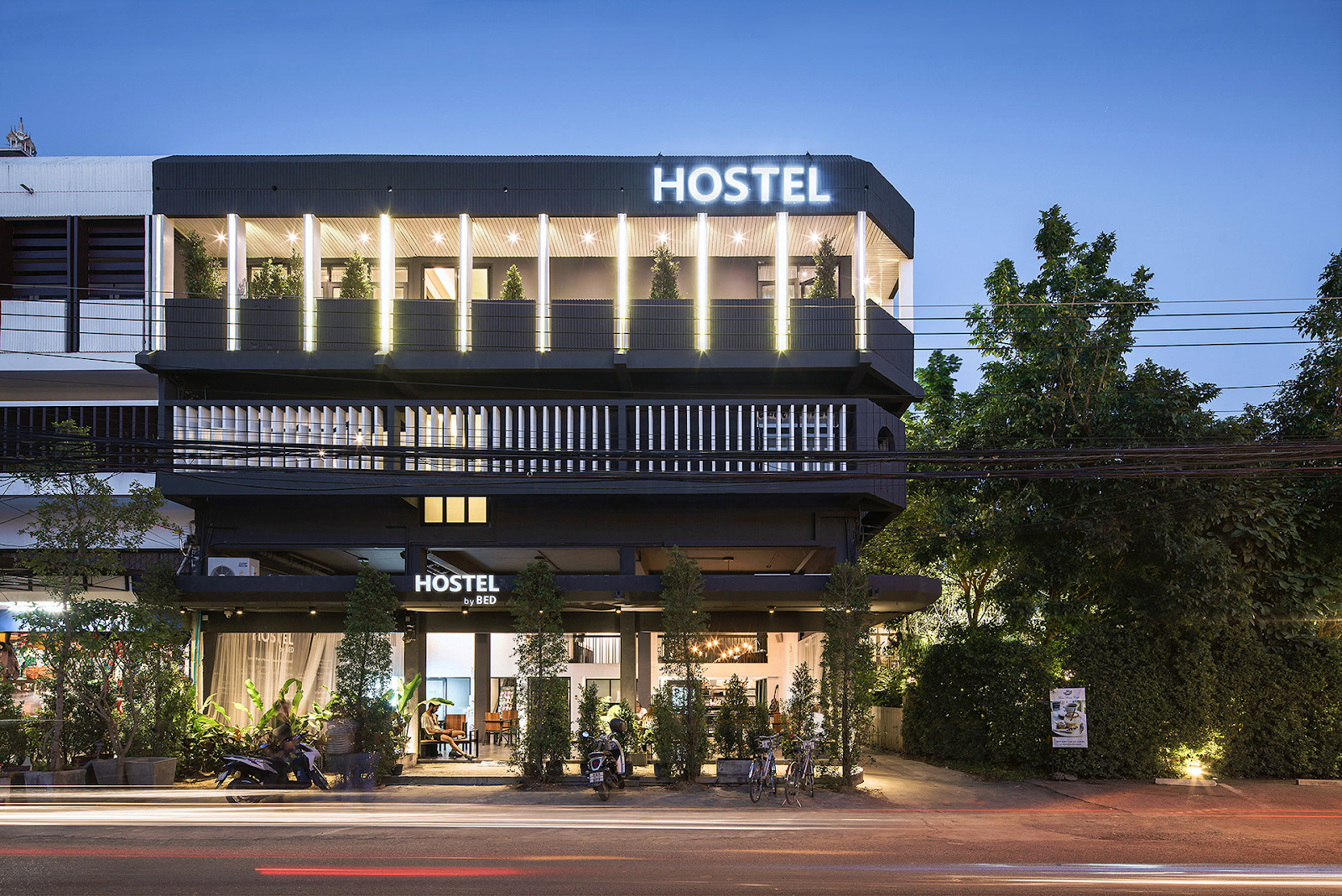 Hostel by Bed, Chiang Mai. A popular budget hostel option for digital nomads in Chiang Mai. 