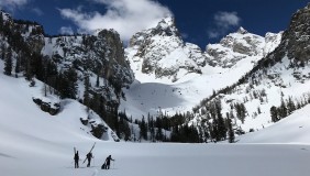 Image of Delta Lake research site in Grand Teton National Park