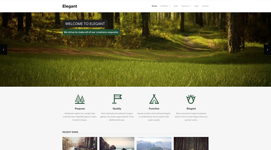Tema WordPress elegante e gratuito