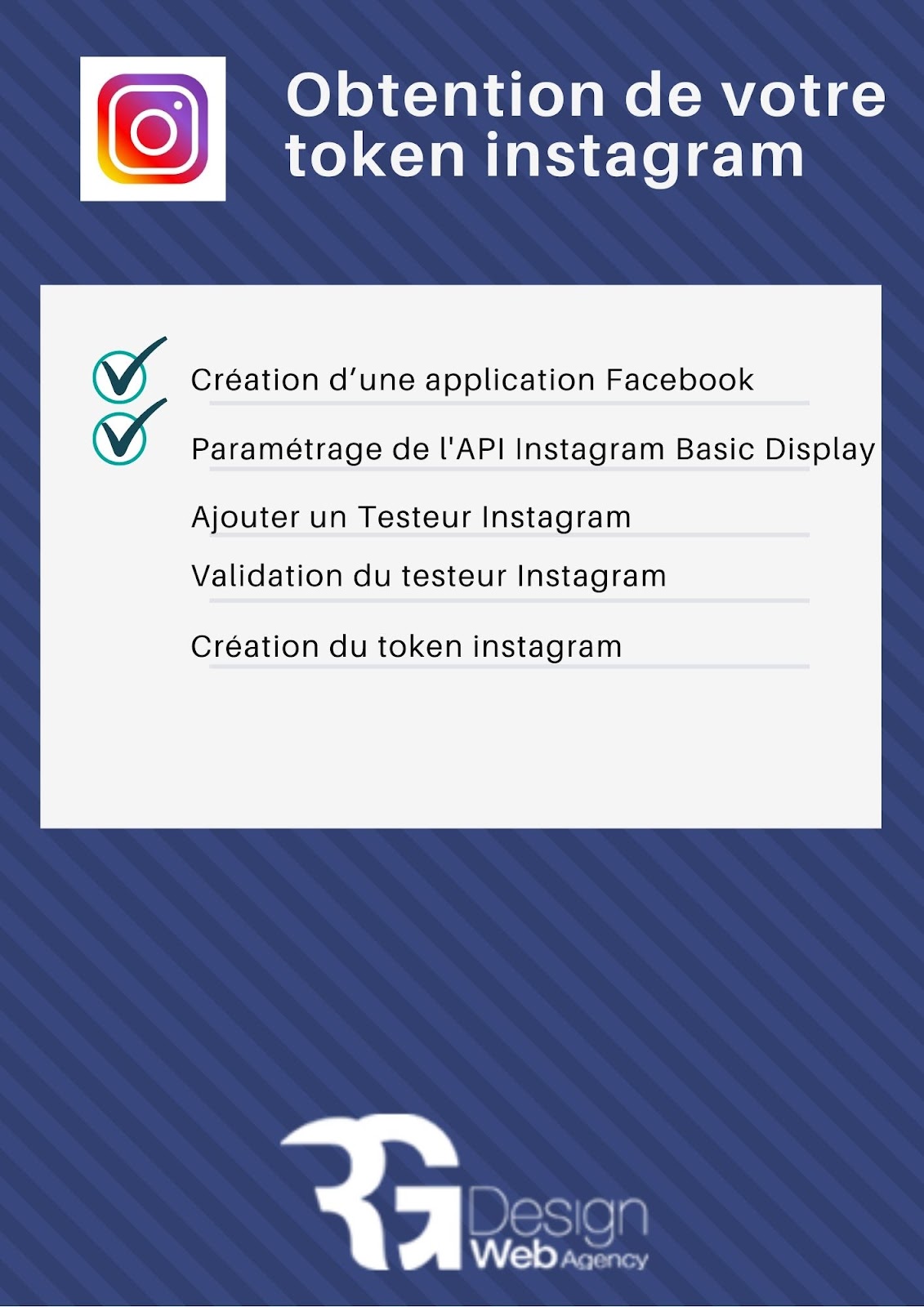 token instagram checklist obtention
