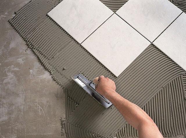 Keo dán gạch bao lâu khô