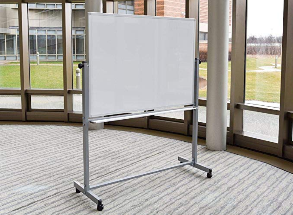 LUXOR Reversible Magnetic Whiteboard