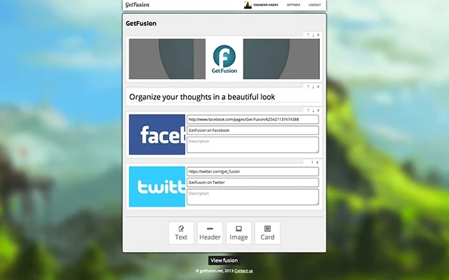 Aplikasi Notes tentang GetFusion