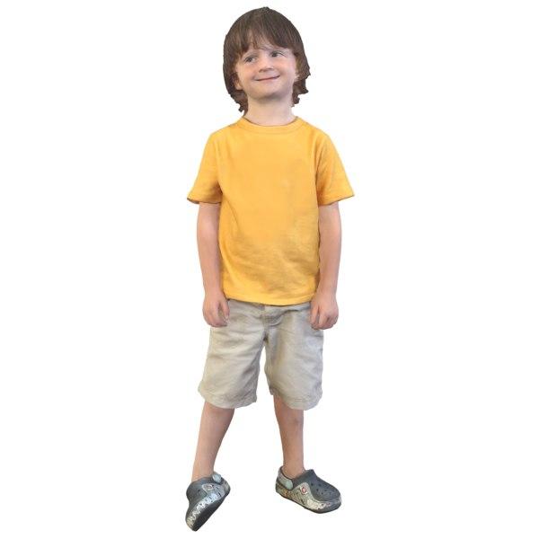 3D boy standing model - TurboSquid 1543457