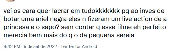 Captação realizada no Twitter