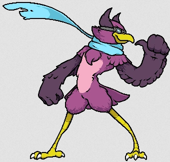 wrastor the bird character