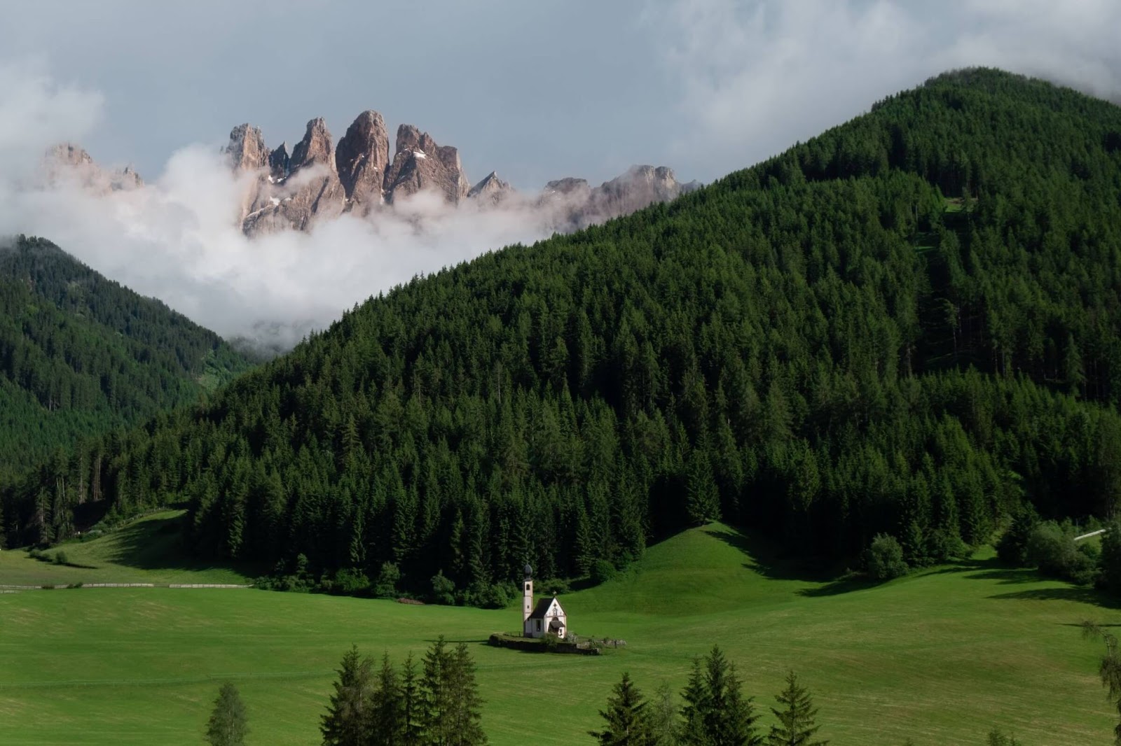 val di funes, odle mountain range