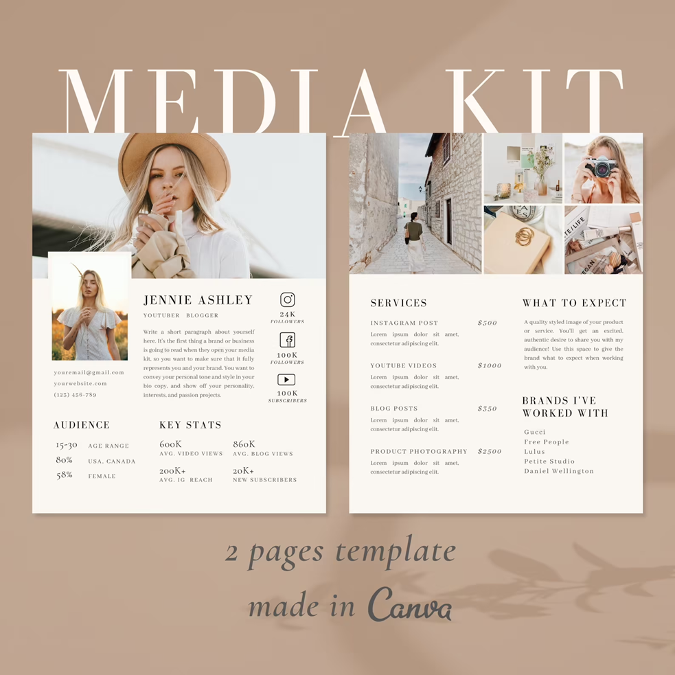 Media Kit Template: How to Create a Professional PDF for Sponsorship Opportunities