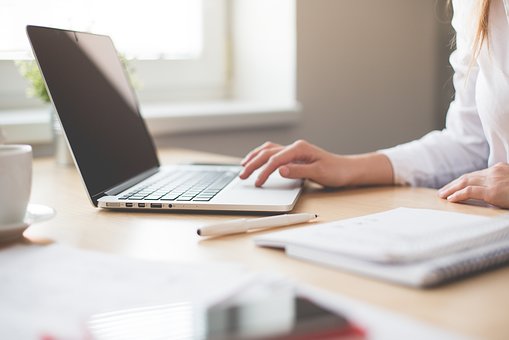 Notebook, Work, Girl, Computer, Woman