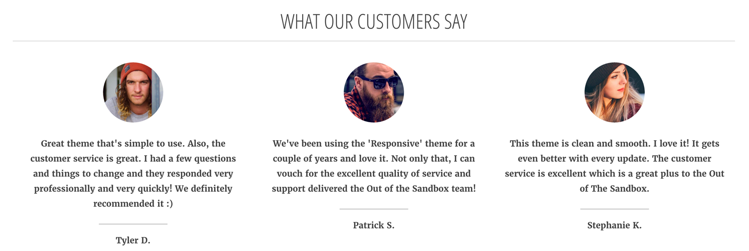 Screenshot of customer reviews from wordstream. 