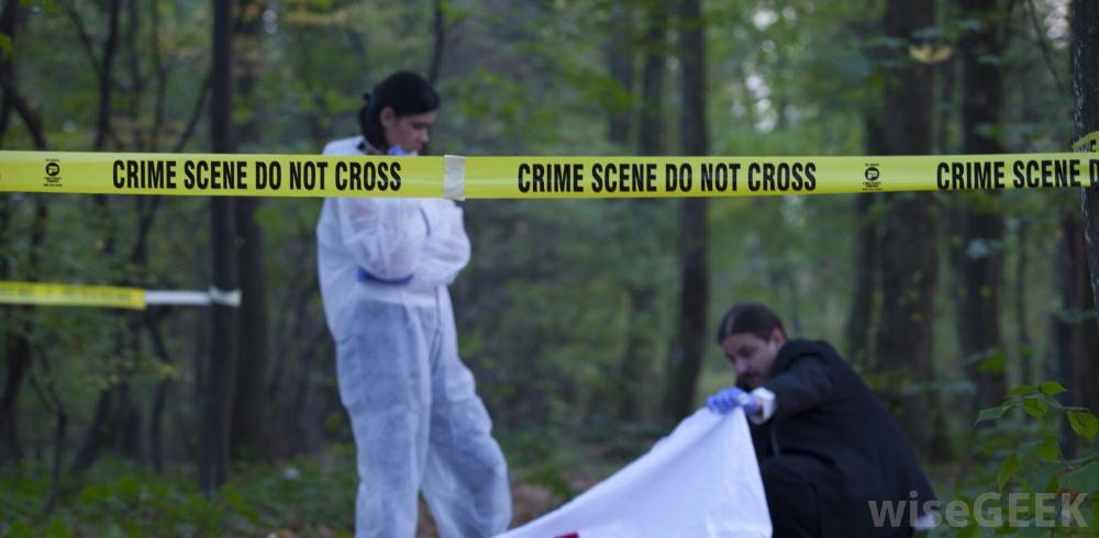 woman-standing-and-man-lifting-a-body-sheet-at-a-crime-scene-in-the-forest.jpg