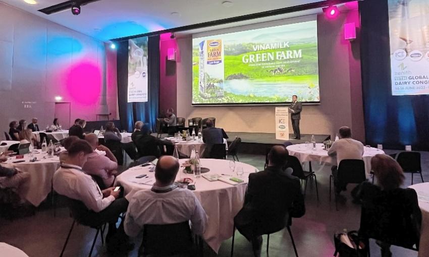 Mô hình phát triển bền vững Vinamilk Green Farm được chia sẻ tại hội nghị sữa toàn cầu