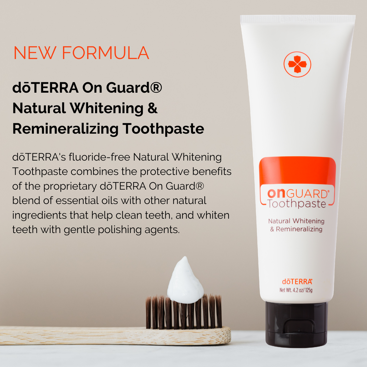 doTERRA On Guard NEW Natural Whitening and Remineralizing Toothpaste