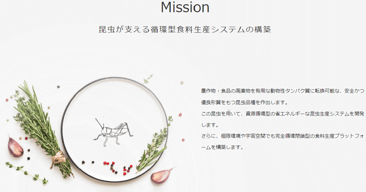 日本の昆虫食 機関 ムーンショット型農林水産研究開発事業(ムーンショット型プロジェクト) 画像