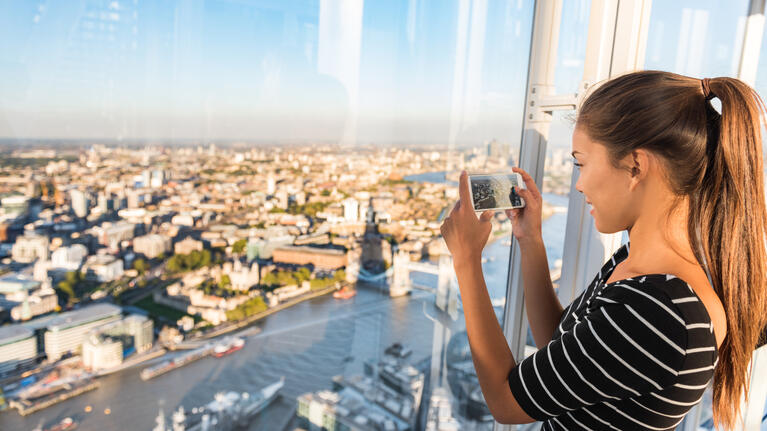 The View from The Shard offers impeccable London views