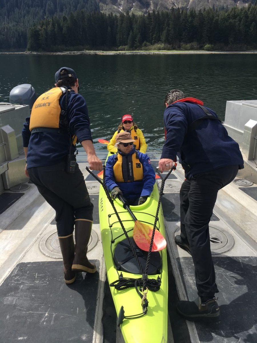 Alaska cruise and kayaking excursions