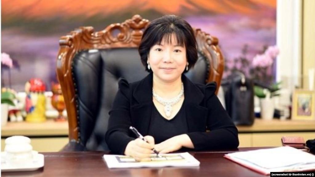 Bà Nguyễn Thị Thanh Nhàn - cựu Chủ tịch Hội đồng Quản trị kiêm Tổng giám đốc Công ty AIC.